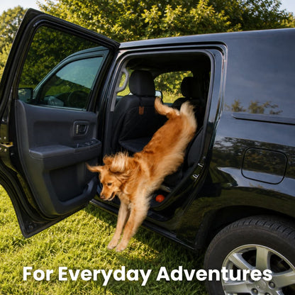 Dog Backseat Extender | Hard-Bottom Car Seat Cover